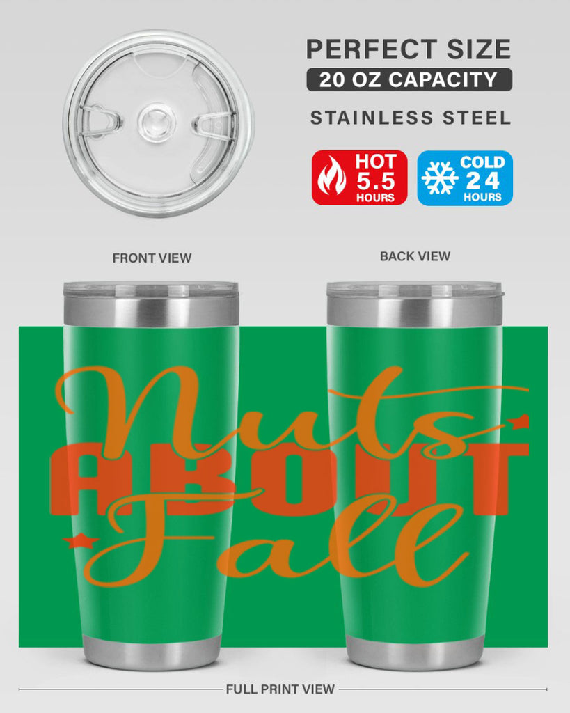 Nuts About Fall Design 444#- fall- Tumbler