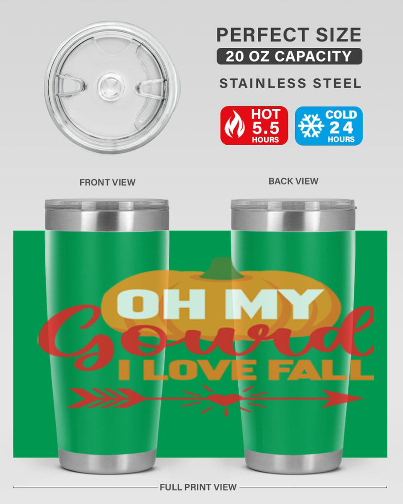 OhMyGourdILove 459#- fall- Tumbler