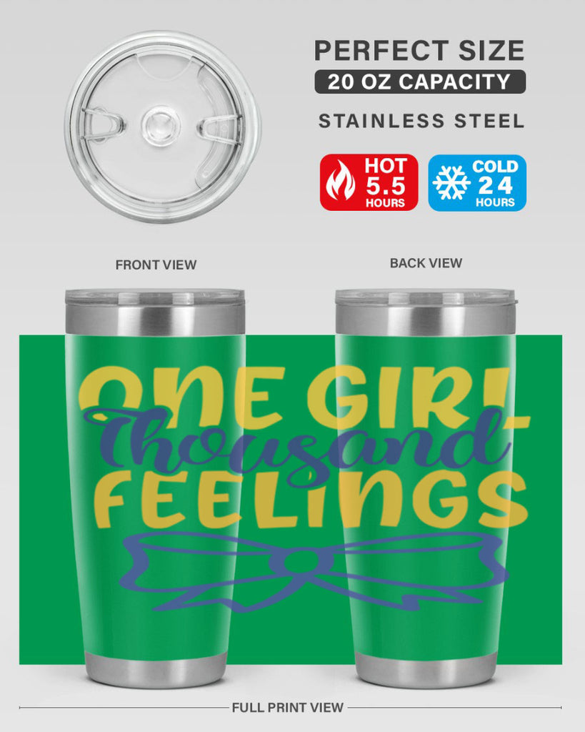 One Girl Thousand Feelings Style 208#- baby- tumbler