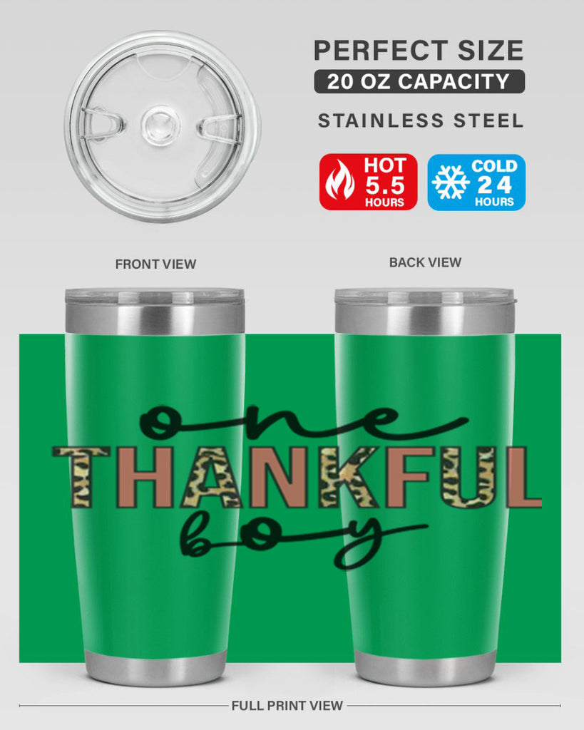 One thankful boy 462#- fall- Tumbler
