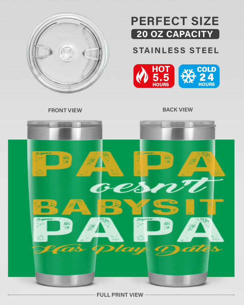 Papa 124#- grandpa - papa- Tumbler