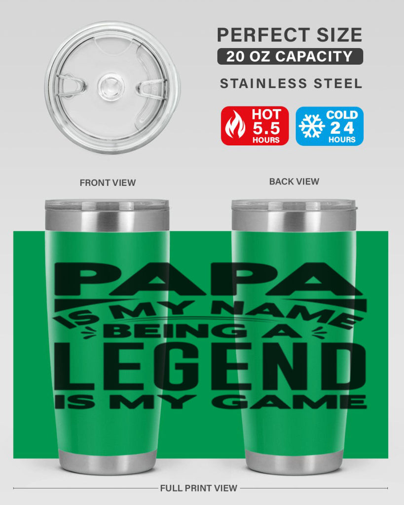 Papa 125#- grandpa - papa- Tumbler