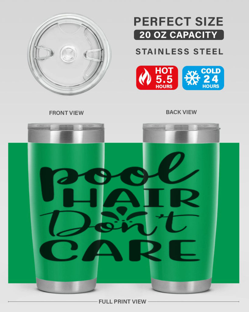 Pool hair dont care 544#- mermaid- Tumbler