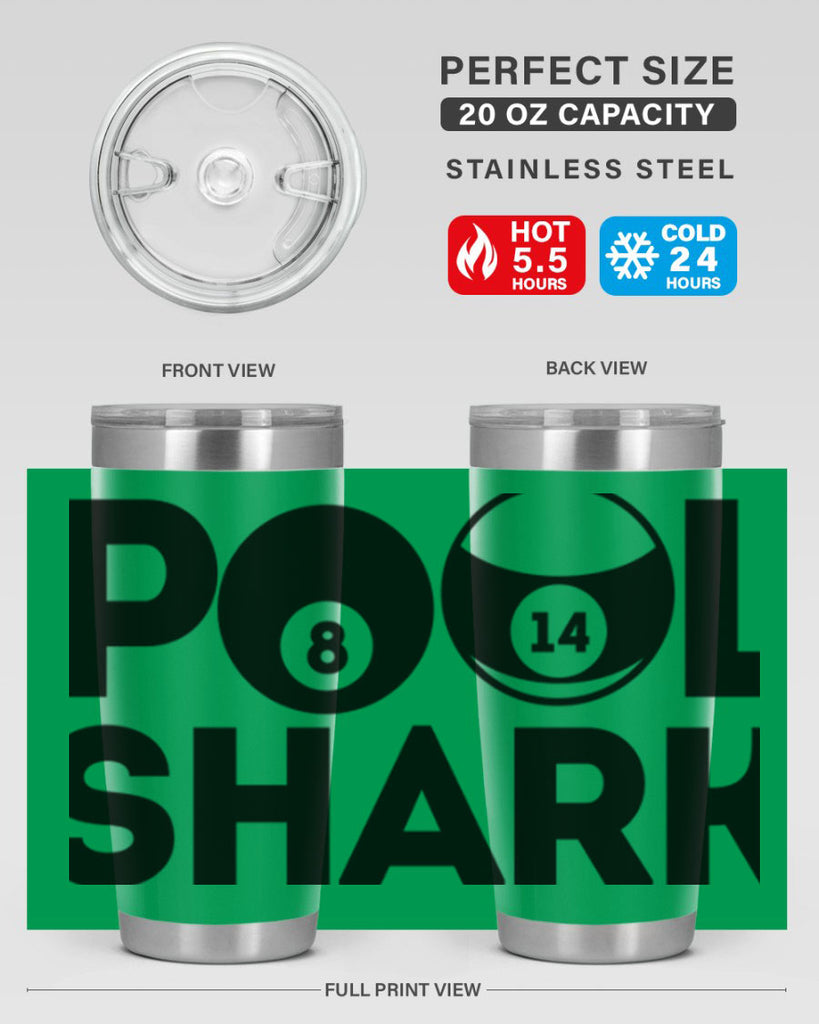 Pool shark 566#- billards- Tumbler