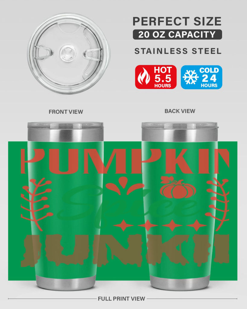 Pumpkin Spice Junkie 547#- fall- Tumbler
