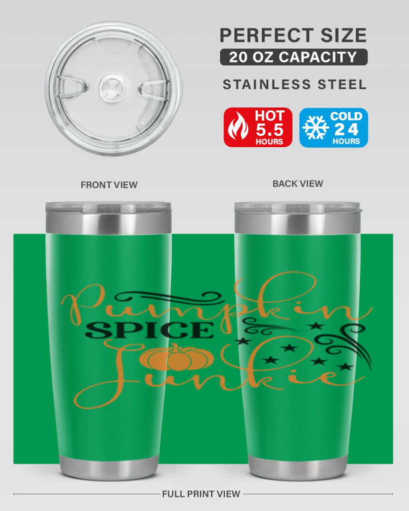 Pumpkin Spice Junkie 549#- fall- Tumbler