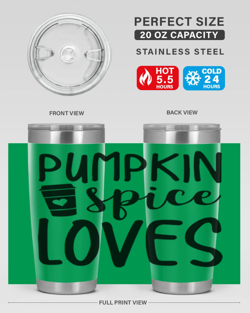 Pumpkin Spice Loves 555#- fall- Tumbler