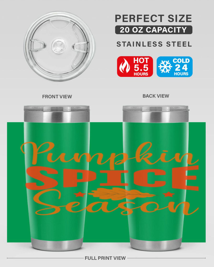 Pumpkin Spice Season Design 557#- fall- Tumbler