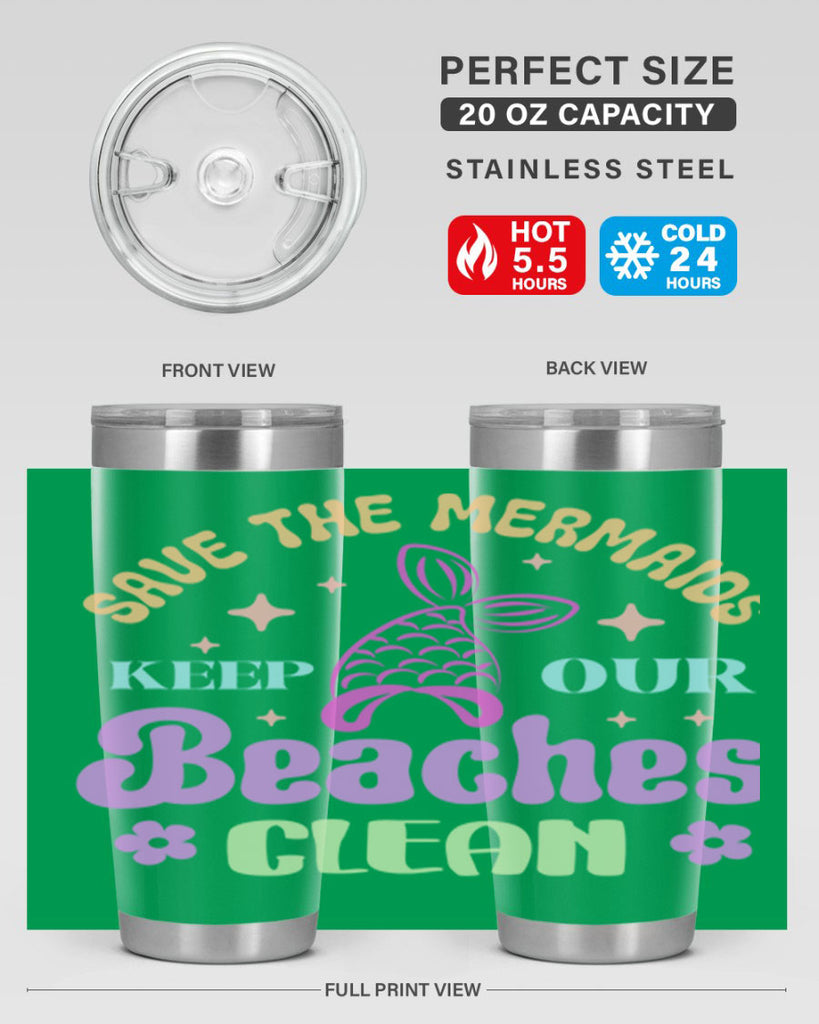 Save The Mermaids Keep Our 577#- mermaid- Tumbler