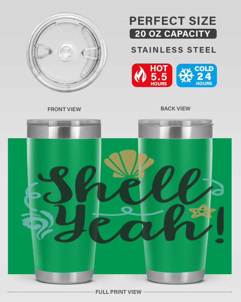 Shell Yeah 592#- mermaid- Tumbler