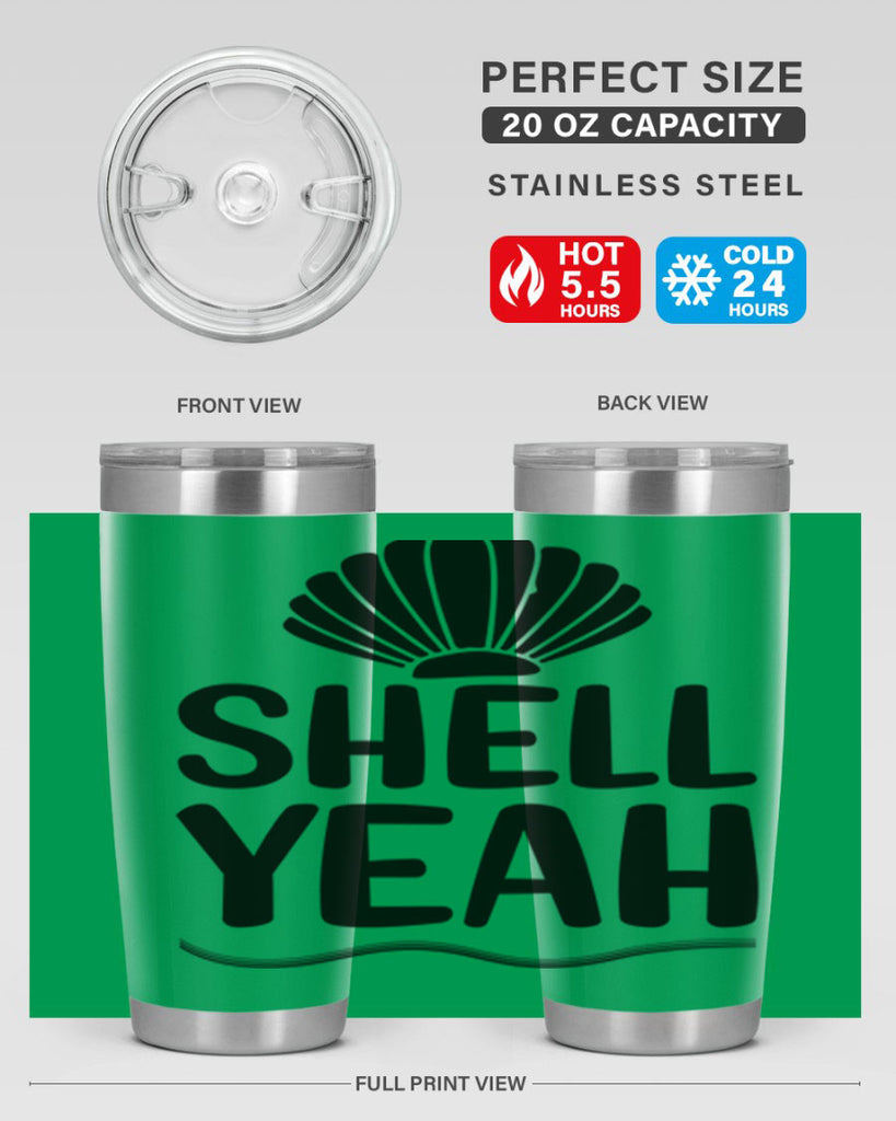 Shell yeah 597#- mermaid- Tumbler
