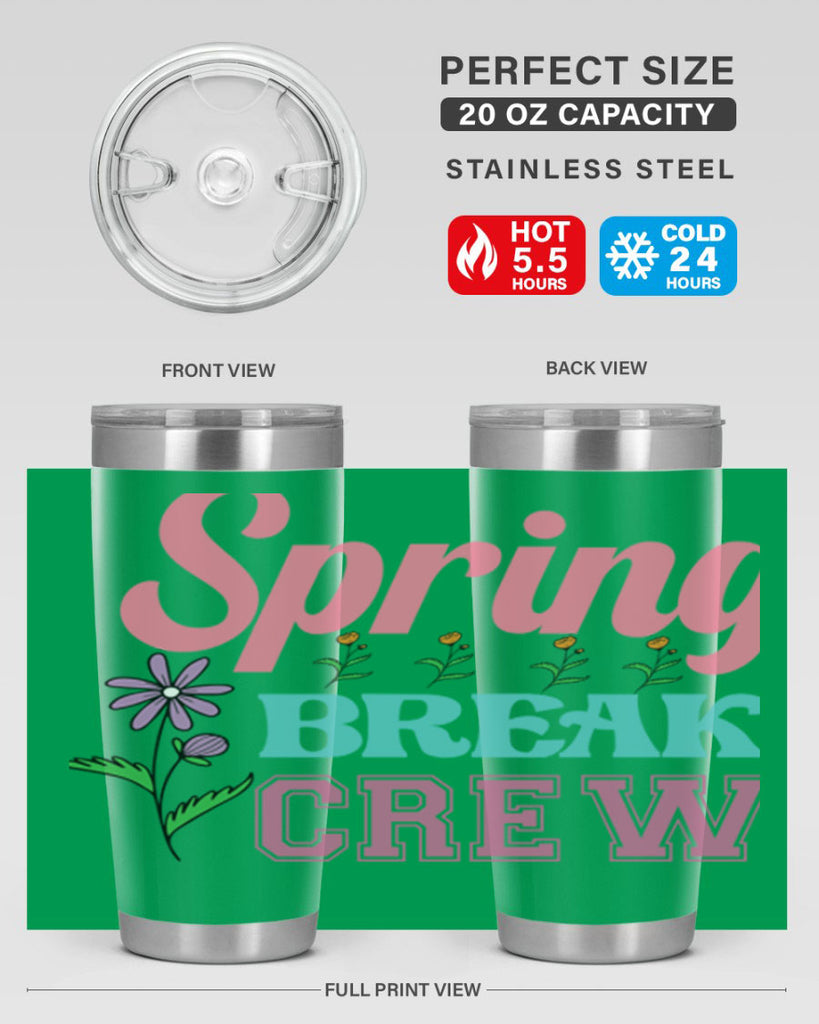 Spring Break Crew  484#- spring- Tumbler
