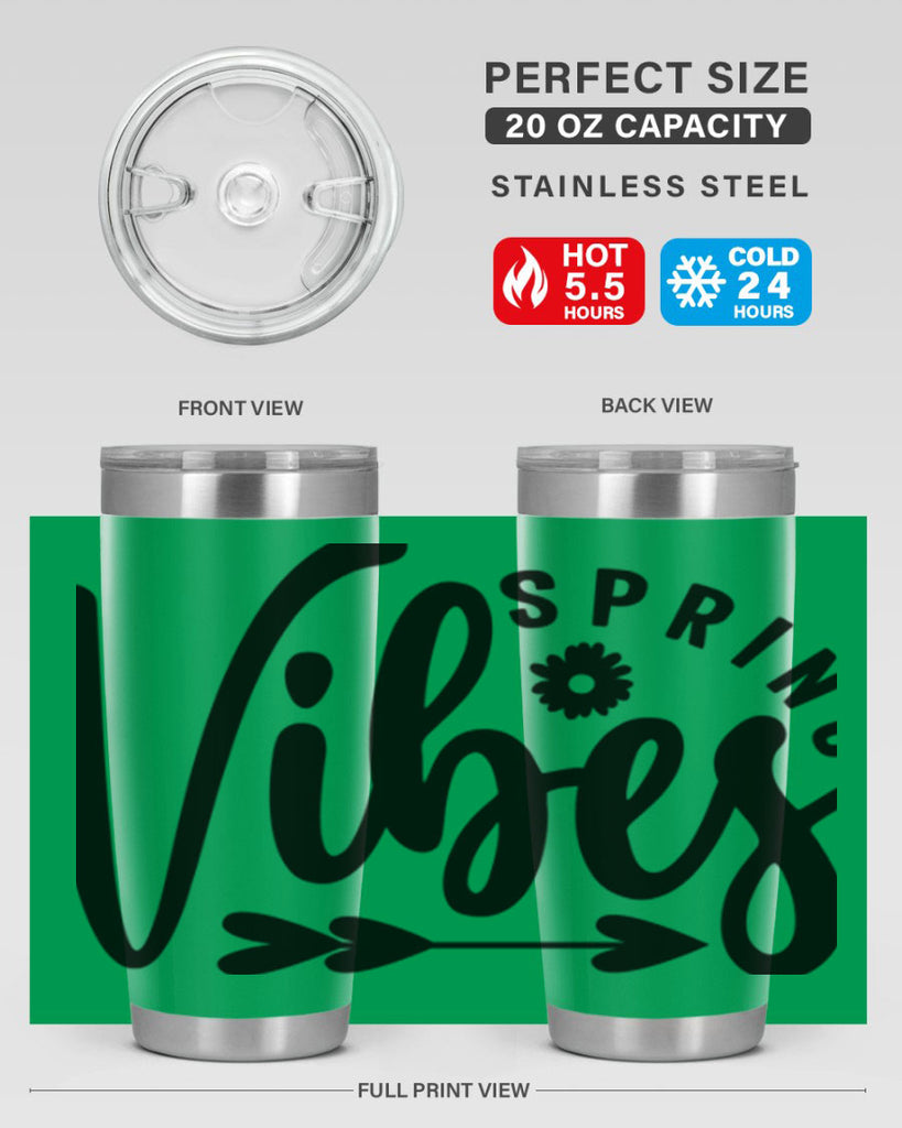 Spring Vibes478#- spring- Tumbler