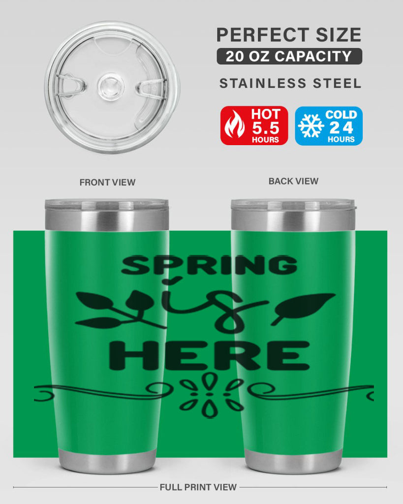 Spring is Here 444#- spring- Tumbler