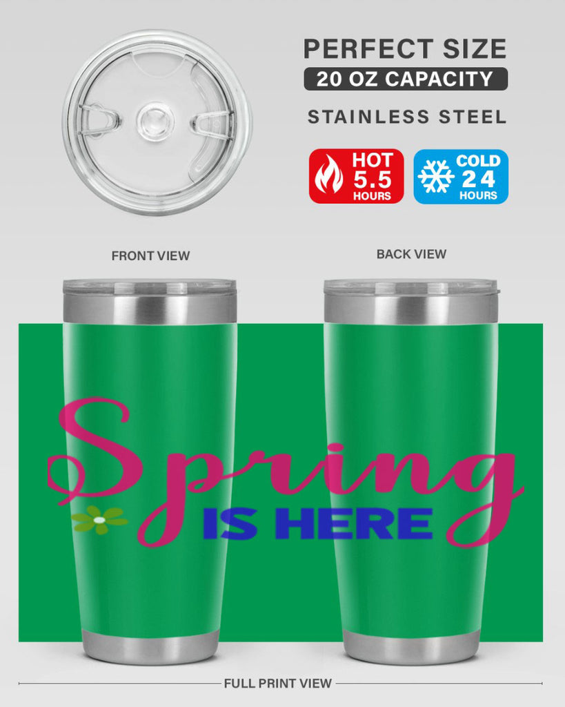 Spring is Here 455#- spring- Tumbler