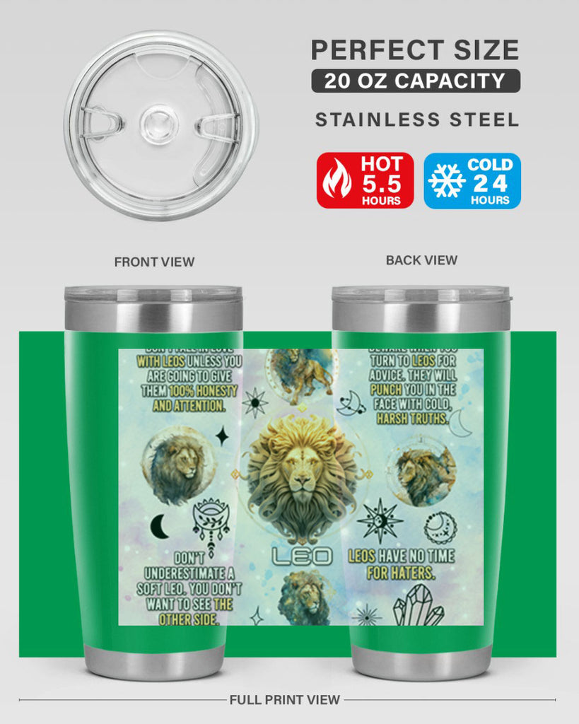 StraightLeo 473#- zodiac- Tumbler