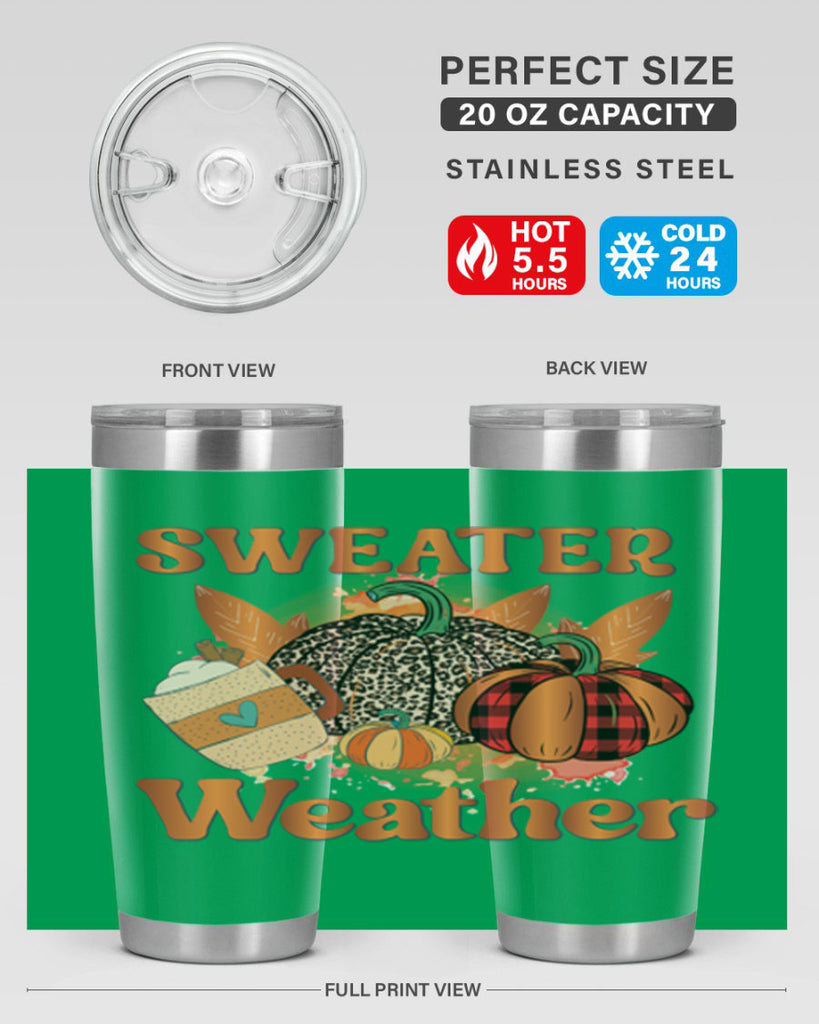 Sweater Weather 589#- fall- Tumbler