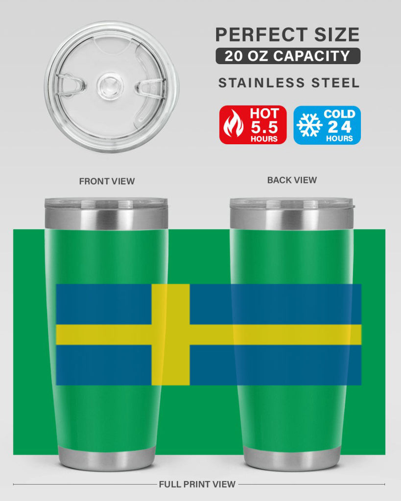 Sweden 29#- world flags- Tumbler