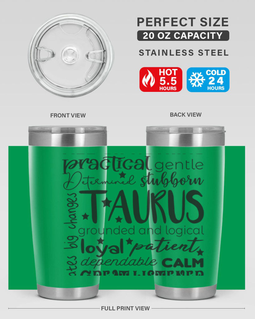 Taurus 573#- zodiac- Tumbler