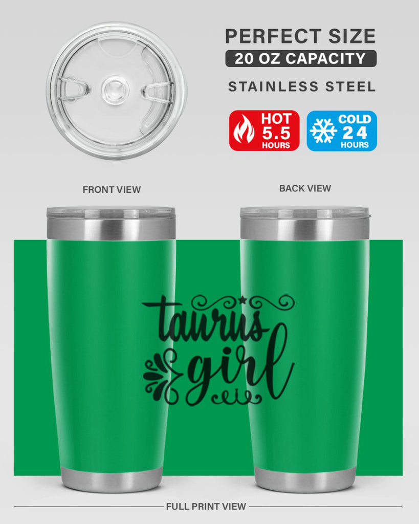 Taurus girl 499#- zodiac- Tumbler