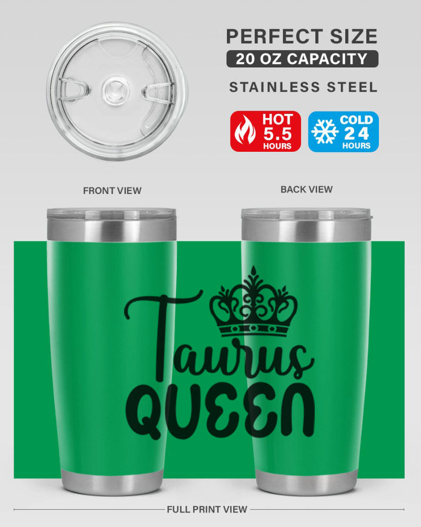 Taurus queen 504#- zodiac- Tumbler