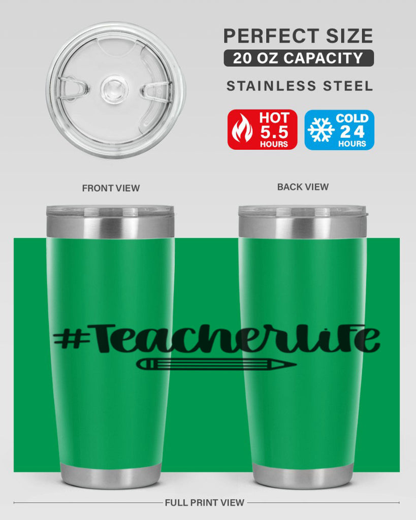 Teacher Life Style 50#- teacher- tumbler