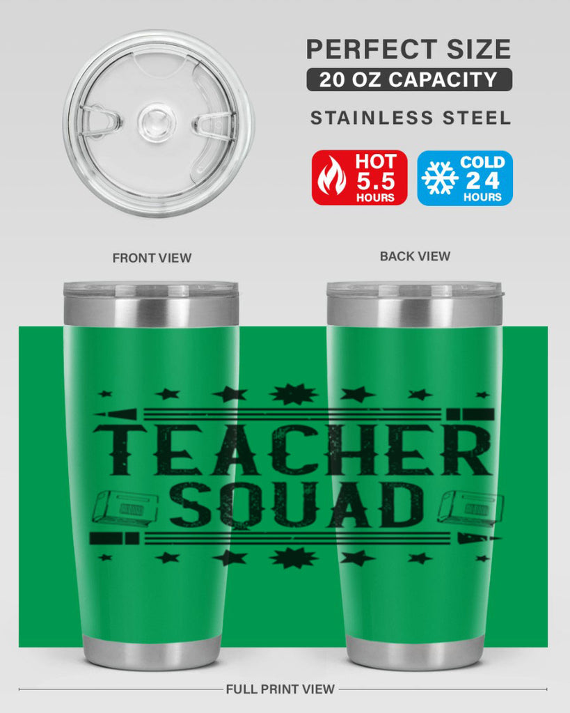 Teacher squad Style 14#- teacher- tumbler