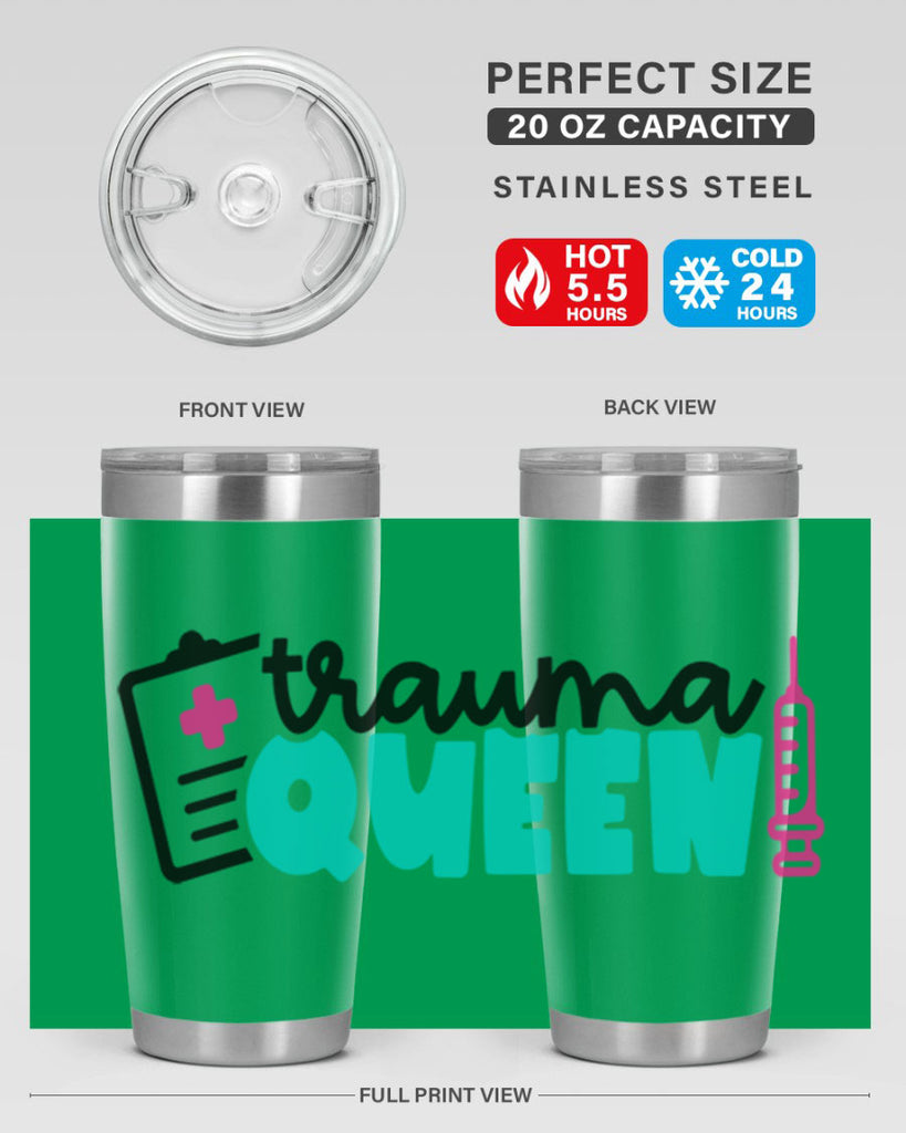 Trauma Queen Style Style 11#- nurse- tumbler