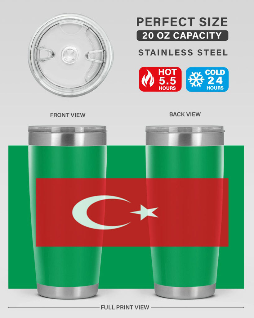 Turkey 17#- world flags- Tumbler