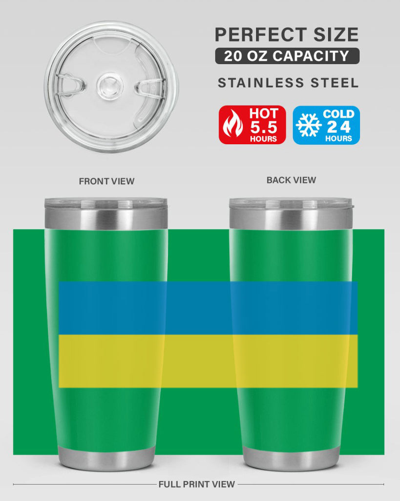 Ukraine 13#- world flags- Tumbler