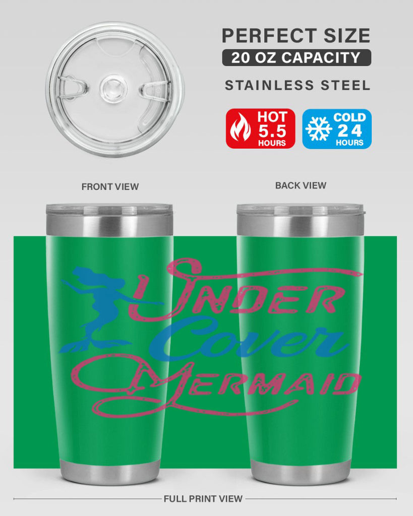 Under Cover Mermaid 640#- mermaid- Tumbler