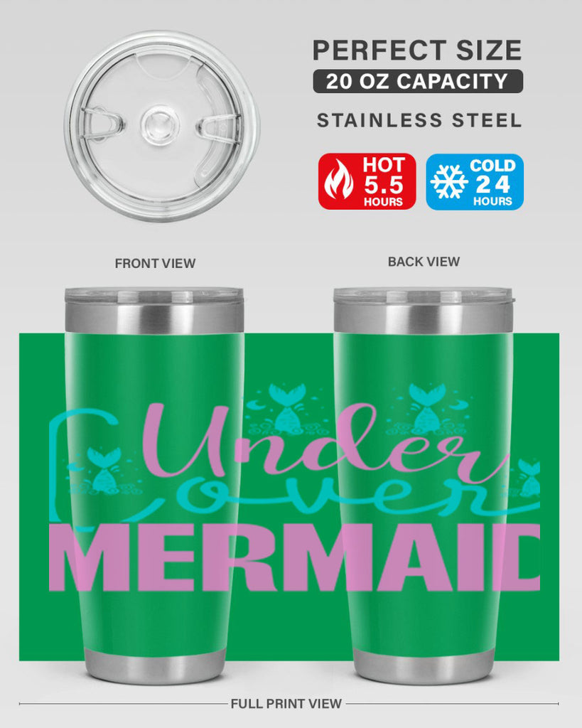 Under Cover Mermaid 643#- mermaid- Tumbler