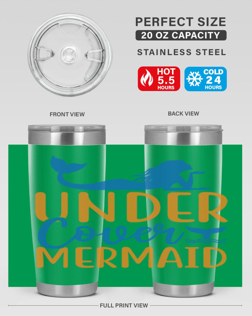 Under Cover Mermaid 644#- mermaid- Tumbler