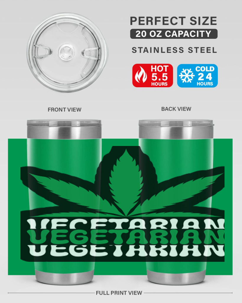 Vegetarian 271#- marijuana- Tumbler