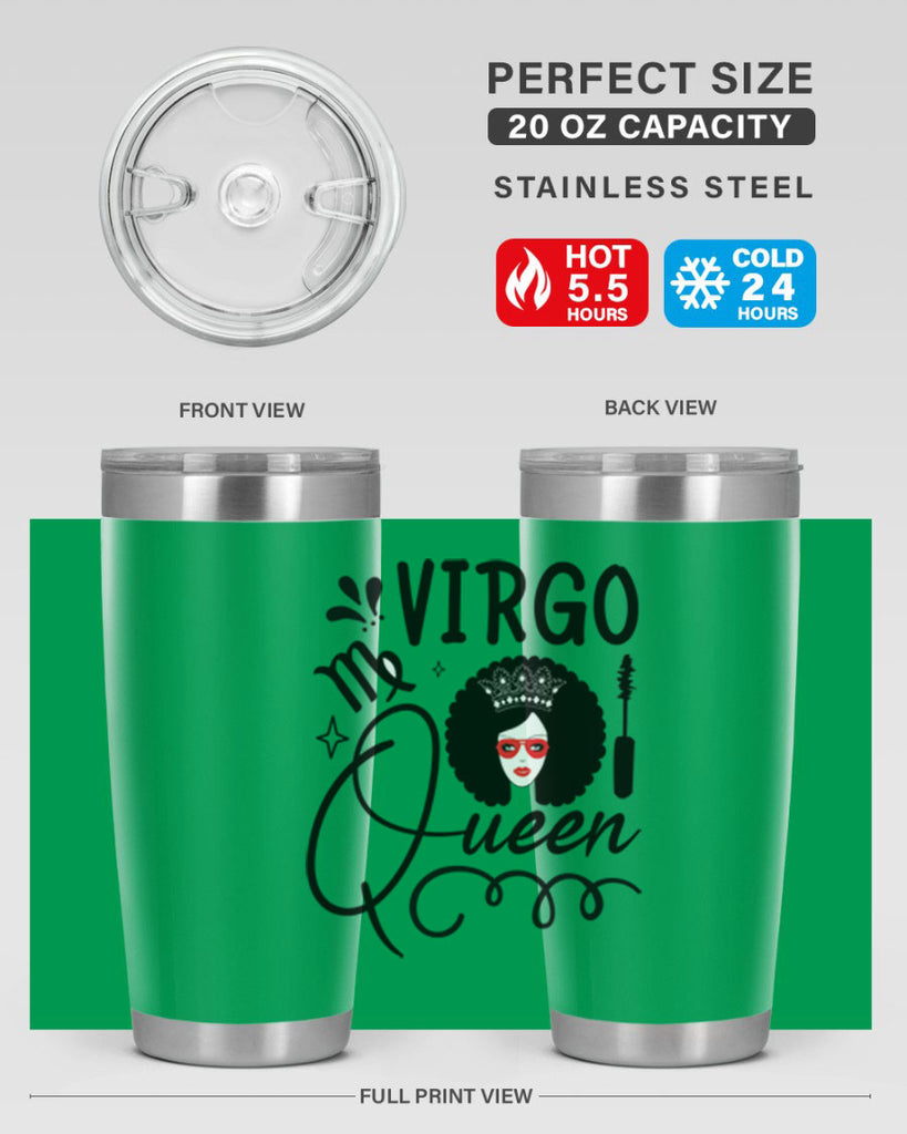 Virgo queen 541#- zodiac- Tumbler