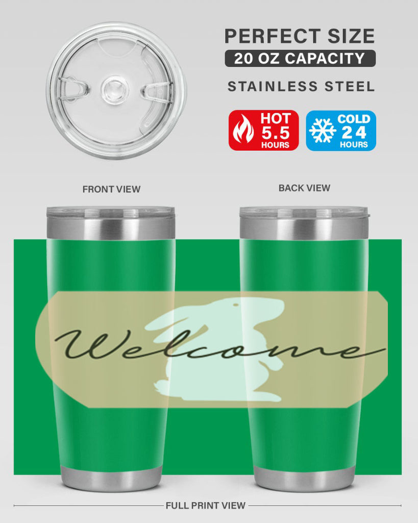 Welcome Bunny569#- spring- Tumbler