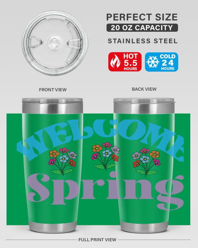 Welcome Spring  600#- spring- Tumbler