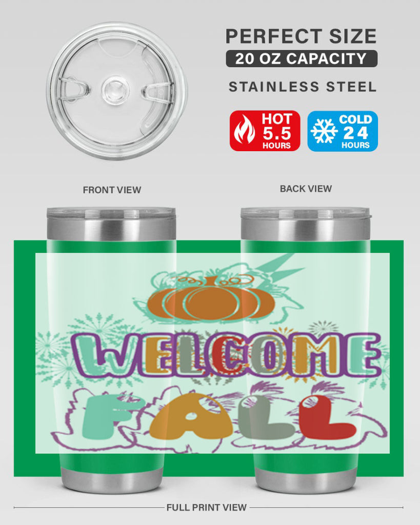 WelcomeFalldesign 638#- fall- Tumbler