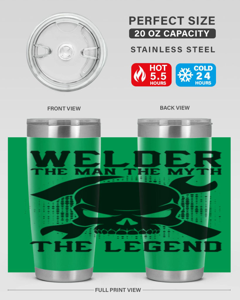 Welder the man Style 4#- welder- tumbler