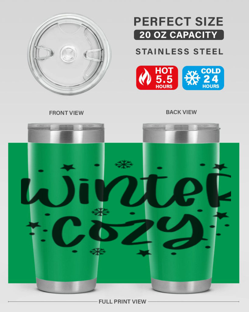 Winter Cozy498#- winter- Tumbler