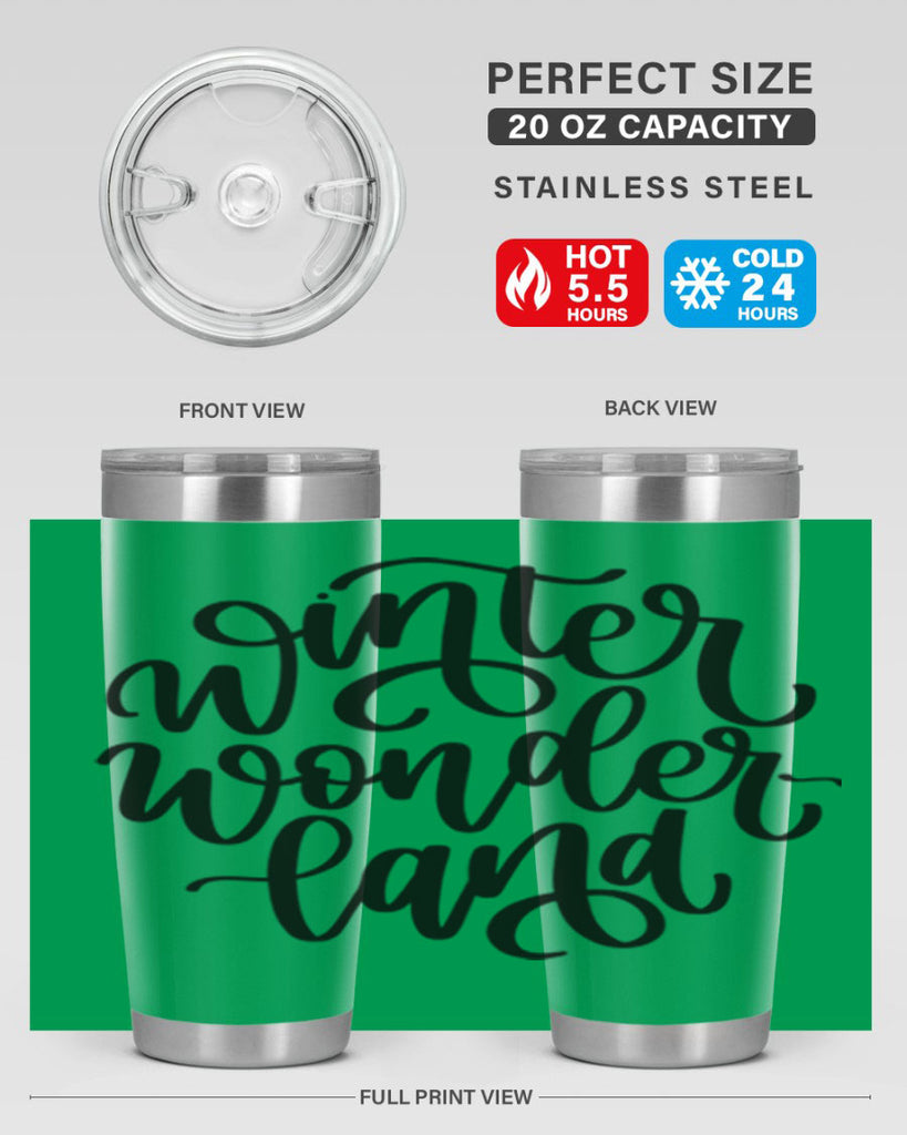 Winter Wonderland347#- winter- Tumbler