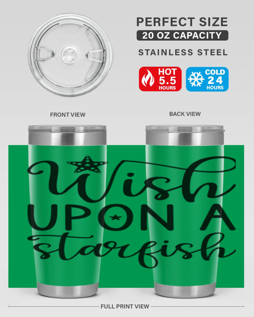 Wish upon a starfish  602#- spring- Tumbler