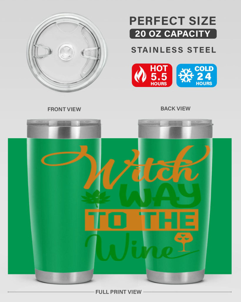 Witch Way to the Wine 650#- fall- Tumbler