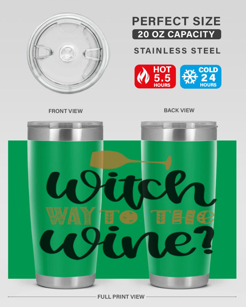 Witch Way to the Wine 651#- fall- Tumbler