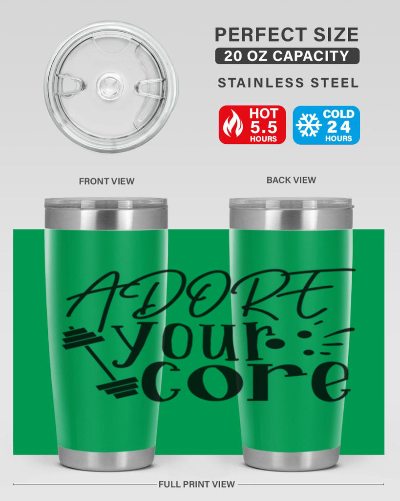 adore your core 53#- gym- Tumbler