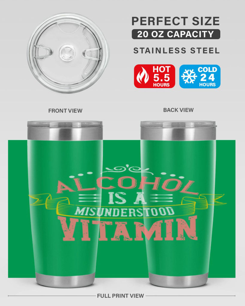alcohol is a misunderstood vitamin 50#- cooking- Tumbler