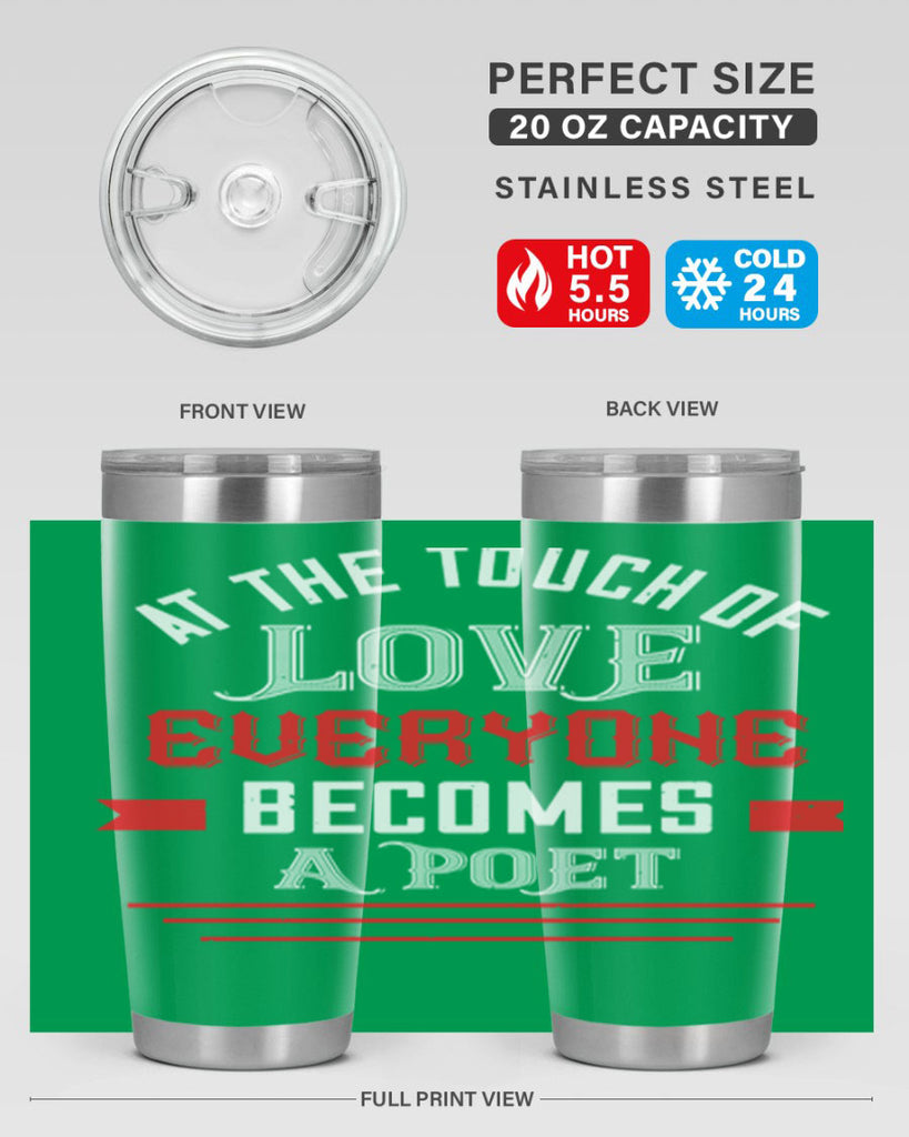 at the touch of love 69#- valentines day- Tumbler