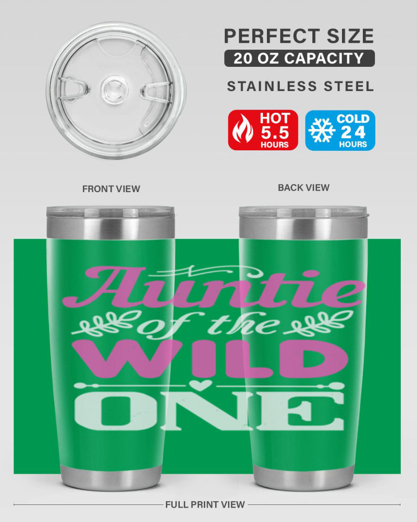 auntie of the wild one Style 63#- aunt- Tumbler