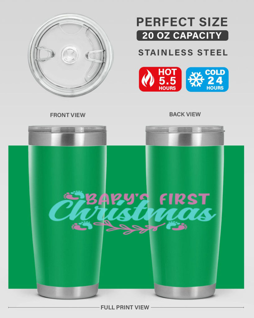 babys first christmas Style 287#- baby- tumbler
