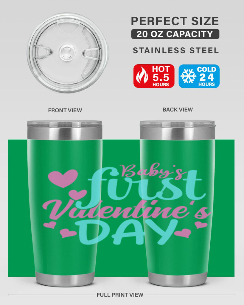 babys first valentines day Style 281#- baby- tumbler